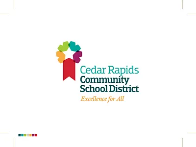 Cedar Rapids School District Logo art director branding branding designer fun graphic design graphic designer illustration logo logo design logo designer logotype school typography