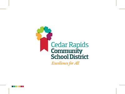Cedar Rapids School District Logo art director branding branding designer fun graphic design graphic designer illustration logo logo design logo designer logotype school typography