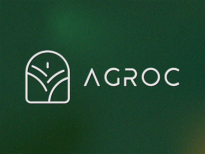 An Agro Firm logo - AGROC adobe illustrator adobe photoshop agriculture agriculture logo agro firm agro firm logo branding brandmark company branding graphicdesign graphics inspiration logo logo inspiration logodesign minimal