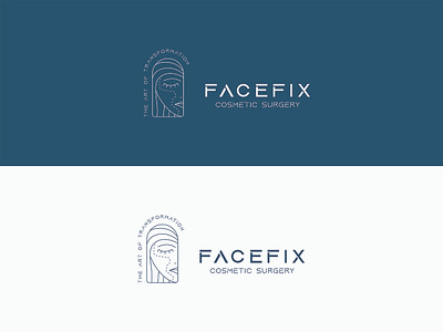 FACEFIX - A Cosmetic Surgery Center adobe illustrator adobe photoshop branding company branding cosmetic center cosmetic surgery cosmetic surgery logo design graphicdesign graphics inspiration illustration illustrator lineart logo logodesign logotype minimal surgery surgery center