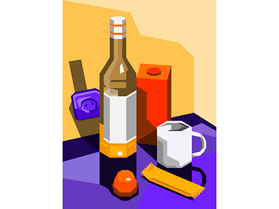 Still life illustration still life vector