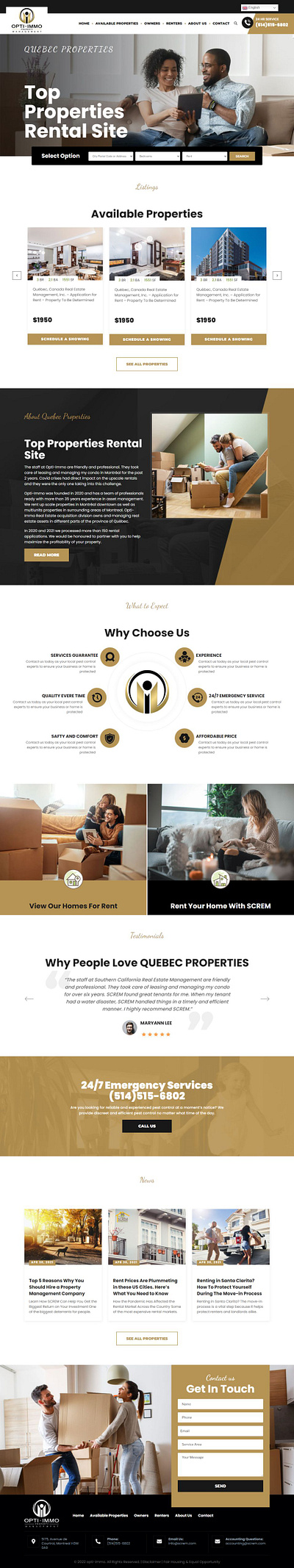 Property website ad design illustration photoshop ui uxui