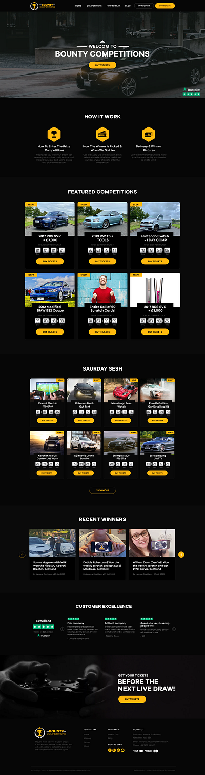 Car website design photoshop ui uxui