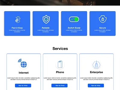 Comcast Redesign branding clean design ui ux