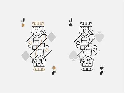 JACKS card cards clubs deck design diamond hearts illustration jack jacks playing prince spades suits zilux