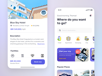 Brooms - Dashboard and Book Page (Light Mode) airbnb apartement book booking booking apps holiday home finder homestay hotel book hotel booking hotel management hotels ios mobile app mobile design traveling trips ui ui kit ux vacation