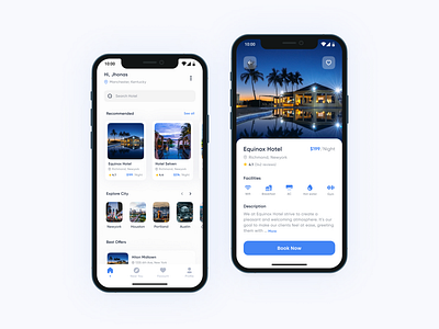 Hotel Booking app - Visual Exploration booking branding dailyui dailyuichallenge design hotel hotel booking aoo logo ui ui design uidesign uiux