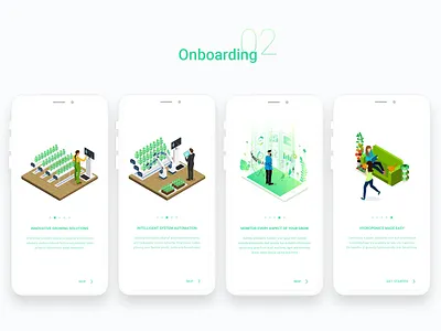 SmartGrow App 🌱 - Onboarding Screens ai app automation design grow hydroponics smart ui