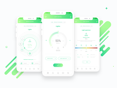 SmartGrow App 🌱 - Lighting Control ai app automation design grow hydroponics smart