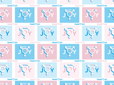 Trans Joy gender symbol holiday season holidays lgbt lgbtq lgbtqia lgbtqiap pattern queer queer pride trans trans joy transgender transgender joy two colors wrapping paper