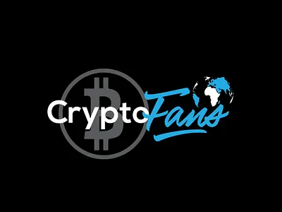 Crypto Fans branding graphic design illustration lettering logo minimalist logo