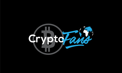 Crypto Fans branding graphic design illustration lettering logo minimalist logo