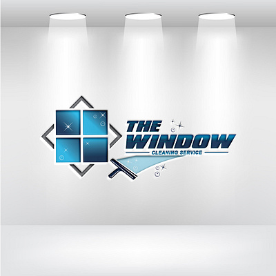 The Window Cleaning Service branding graphic design illustration logo logo design minimalist logo