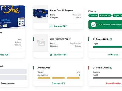 UI Design Card Components card card design components design malaysia paper product design shafix ui uiux