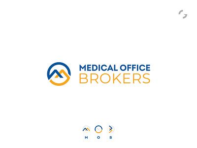 MEDICAL OFFICE BROKERS (MOB) brand mark branding broker brokerage firm business logo design corporate creative logo graphic design graphobian icon logo logo design logomark medical office modern logo modern minimalist logo real estate