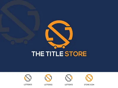 The Title Store LOGO 3d brand logo branding design ecommarce logo graphic design illustration logo logo branding logo desig logofolio logos shop logo store logo typography vector