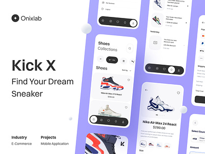 Kick X - Sneaker Selling App Case Study app design case study kickx mobile mobile app mobile app case study shoes app shoes app design ui design