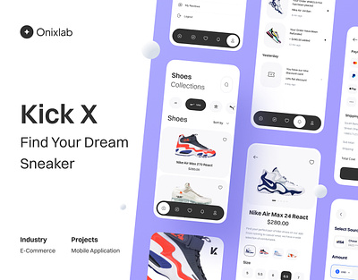 Kick X - Sneaker Selling App Case Study app design case study kickx mobile mobile app mobile app case study shoes app shoes app design ui design