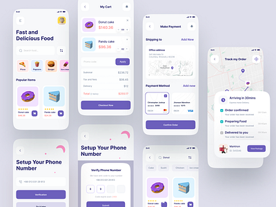 Food Delivery App best ui delivery design ecommerce food new ui trends online food restaurent top app ui top notch design track order ui ui design ui trend user experience user interface ux ux design uxd web design