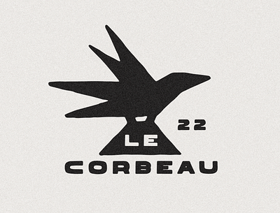 James Coffman bird birds branding contemporary crow design font french illustration lockup logo logo design minimal minimalism modern simple simple logo type design typography