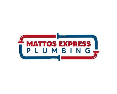 MATTOS EXPRESS PLUMBING branding design graphic design icon logo typography