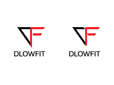 Dlowfit Logo branding design logo