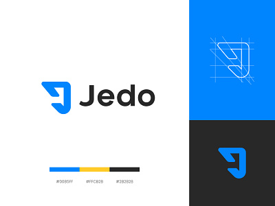 Jedo Logo Design a b c d e f g h i j k l m n brandbook branding coding color developer engineer identity logo logo design logo mark logotype network o p q r s t u v w x y z pattern programming software symbol tech technology