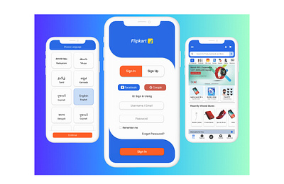 Flipkart Redesign - Concept art 3d branding concept art concept design design designfigma figma flipkart mobile app mobile ui redesign ui