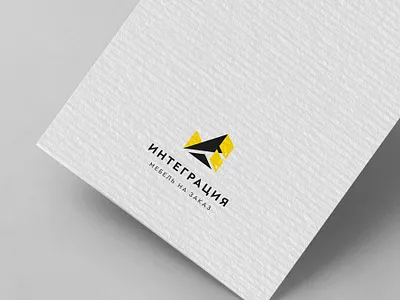 Furniture company logo branding design flat furniture home interior kitchen logo vector