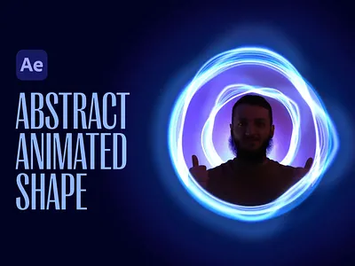 Animated AI shape in After Effects (tutorial) after ai animation effects futurism interaction ui