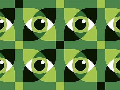 Eye brand branding design idea illustration logo mark negative typography ui