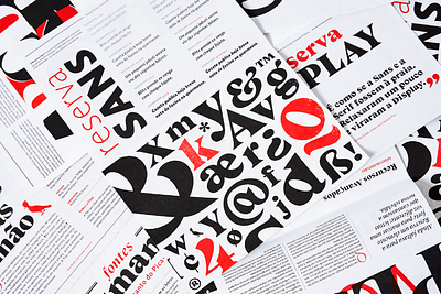 Reserva's Typographic Manual branding design editorial font graphic design typography