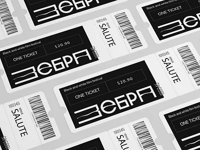 Zebra the film festival logo 🎬 brand branding design font graphic design logo typography