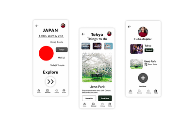 Places & Learning Culture Mobile App Design (Idea) app culture design idea learn travel ui ux