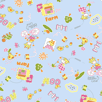 Textile Design – Created for children collection 2008 for ”Koket textile