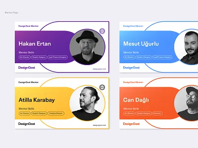 Rebranding DesignGost - Mentoring Platform branding design editorial design graphic design guide illustration logo mentor ui ux
