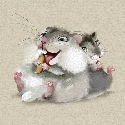 On vacation animal animals art artwork character character design creative illustration cute illustration digital digital art digital illustration digital painting hamster hamsters holiday illustration illustration art illustrator kids illustration vacation