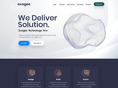 Technology Firm branding design illustration ui ux