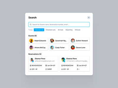 Search guests design guests hostel search ui