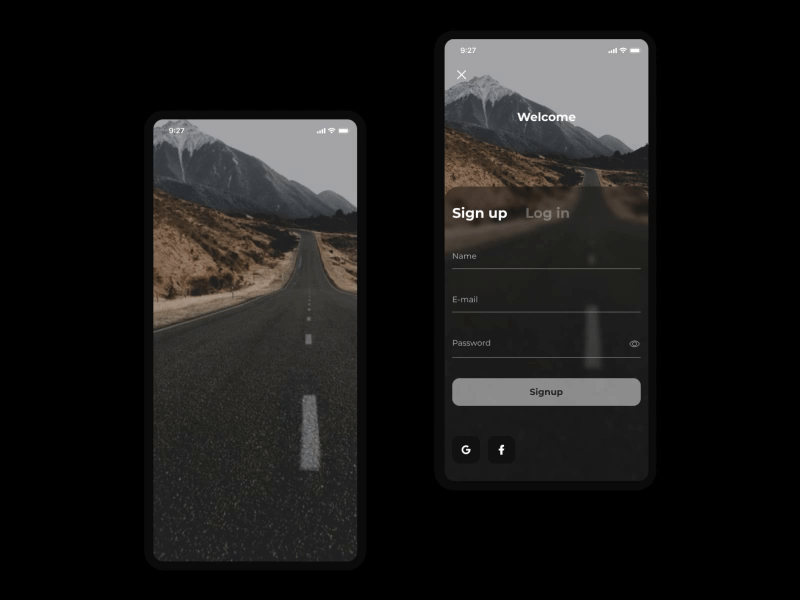 Dayli Ui #001 - Sign Up animation app appdesign graphic design mobile motion graphics ui uiux web webdesign