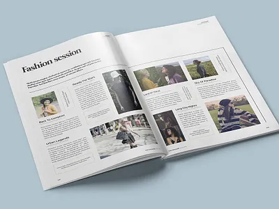 Magazine Template 3d brand identity branding catalogue clean design elegant fashion fresh identity indesign interior magazine magazine design magazine template minimal modern portfolio portfolio template simple