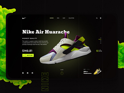 NIKE nike ui uiux webdesign