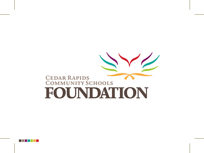 Cedar Rapids Schools Foundation Logo art director book branding branding designer education fun graphic design graphic designer illustration logo logo design logo designer logotype school typography