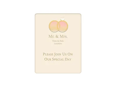 Mr. & Mrs. Wedding Invitation Design branding business design figma graphic design icon illustration invitation logo mobile app mockup product design typography ui ux vector website wedding