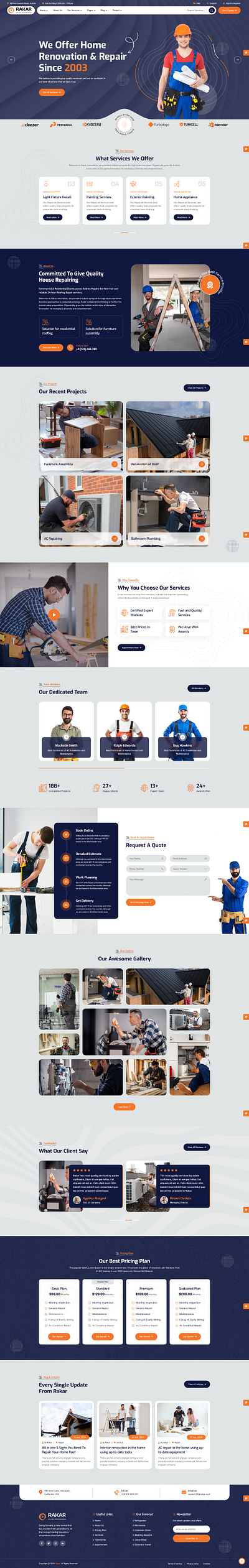 Rakar- Multipurpose Services HTML Template ventilation