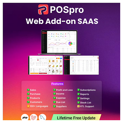 POSpro - POS Inventory Web Add-on SAAS posinventory acnoo posprosass pos