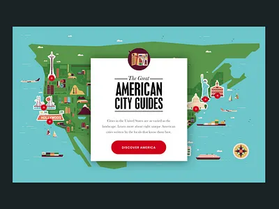 Interactive Map Designs advertising design illustration responsive typography ui design ux website