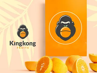 kingkong fruits 3d animals animation brand branding design esport gorilla graphic design graphicdesigns illustration logo logodesign mascot modern motion graphics symbol ui ux vector