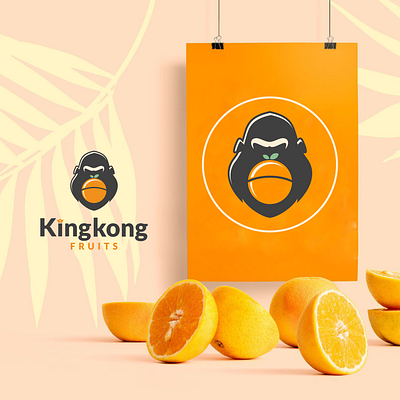 kingkong fruits 3d animals animation brand branding design esport gorilla graphic design graphicdesigns illustration logo logodesign mascot modern motion graphics symbol ui ux vector