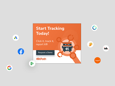 Start Tracking - Display ads ads design banner ads display ads